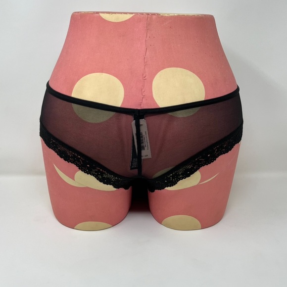 VS Floral Lace Mesh Back Cheeky Panty XS - Picture 7 of 10
